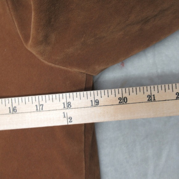 Levis Jacket Women Medium Brown Faux Suede Sherpa Fleece Lined Classic Trucker - Picture 10 of 14